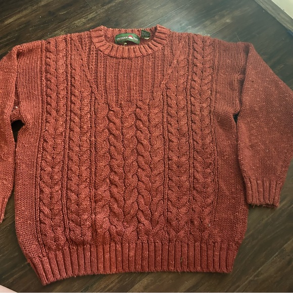Vintage Rust Grandpa Sweater - Picture 2 of 4